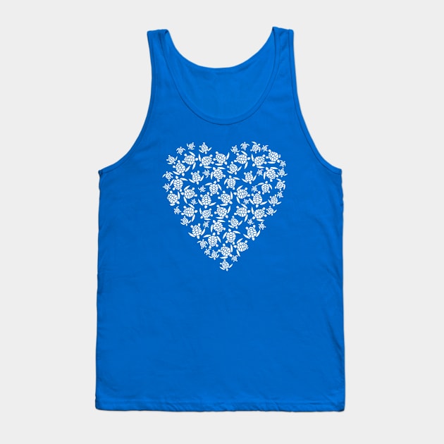 Heart Design - Turtle Love Tank Top by TMBTM